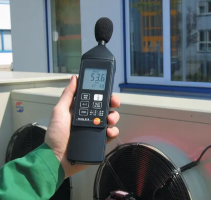 testo 815 Sound Level Meter with A/C Frequency Weighting Min/Max Memory and Integrated Tripod Knuckle Screw