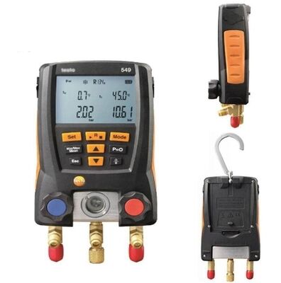 Testo 549 Digital Manifold, Suitable for Refrigeration Systems and Heat Pumps