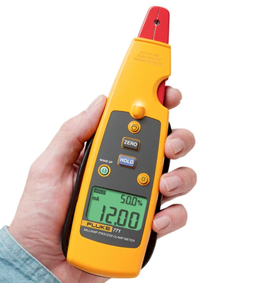 Fluke 773 Milliamp Process Clamp Meter for 4 to 20 mA Signals Without Breaking the Loop and Highly Portable