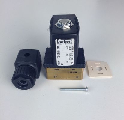 Burkert Solenoid Valve 125301, 2 Ports , NC, 24 V Dc, 1/4in 00125301