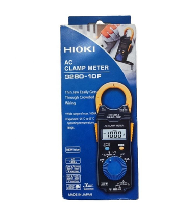 Μετρητής σφιγκτήρα Hioki 3280-10F με χωρητικότητα 1000A μετράει συνεχές ρεύμα (DC)