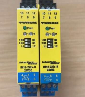 TURCK IM12-22EX-R Safety Barrier with 1 Year Warranty 0.5kg Weight and Fittings for Programmable Logic Controller