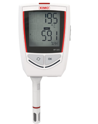 KIMO KT 320 Temperature Bluetooth Multi-Function Data Logger , measure up to five recordable parameters simultaneously.