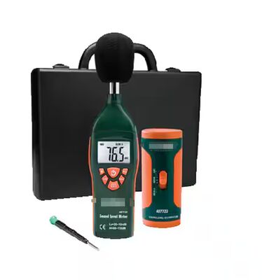 flir Extech 407732 Low/High Range Sound Level Meter,Measures from 35 to 130dB in 2-ranges with accuracy of plus or minus 1.5dB. 