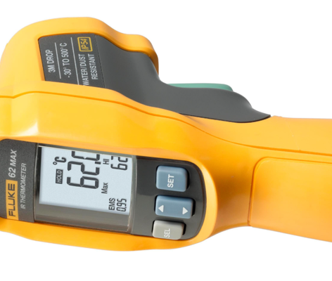 Highly accurate new fluke 62 MAX Mini Infrared Thermometer,5065894
