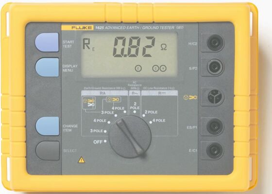 The Most Complete Stakeless Earth Ground Tester Fluke 1625-2 with 3- and 4-Pole Fall-of-Potential