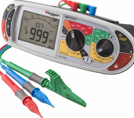 Megger MFT1721 Πολυλειτουργικός δοκιμαστής εγκατάστασης για ολοκληρωμένη ηλεκτρική δοκιμή
