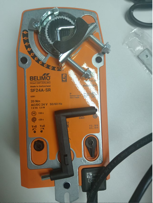 Belimo SF24A-SR Rotary Actuator with 20 Nm Torque AC/DC 24 V and IP54 Protection