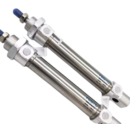 Festo DSNU(-S) Στρογγυλός κύλινδρος Κύλινδρος ISO διπλής δράσης 20 mm Διάμετρος εμβόλου 30 mm Διαδρομή για βιομηχανική χρήση
