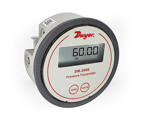 DM-2012-LCD ψηφιακή ακρίβεια 1% FS μετρητών πίεσης σε 70 Fahrenheit βαθμό